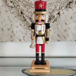 Red and Gold Nutcracker Figurine